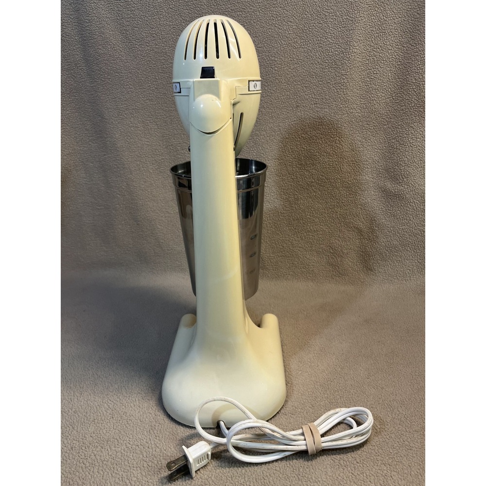 Hamilton Beach DrinkMaster‎ Classic Milkshake Maker Cream 2 Speed Mixer with Cup - Picture 3 of 9